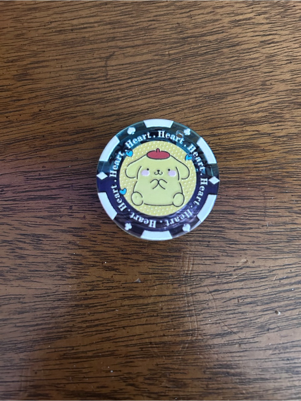 Cute Yellow Character Phone Grip — Handmade